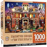 MasterPieces 1000 Piece Halloween Jigsaw Puzzle - Haunted House on The Hill - 19.25