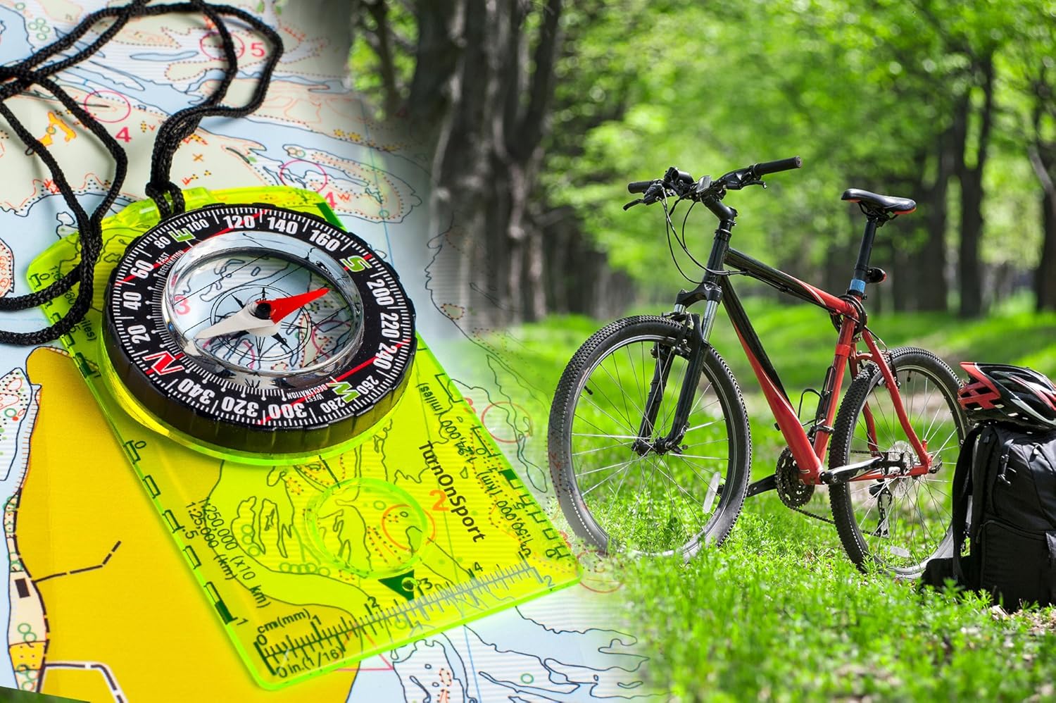 Orienteering Compass - Hiking Backpacking Compass - Advanced Scout Compass for Camping and Navigation - Boy Scout Compass for Kids - Professional Field Compass for Map Reading - Best Survival Gifts : Sports & Outdoors