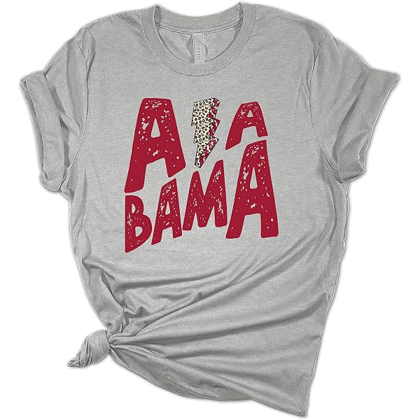 Women's Georgia Football Team T-Shirt – Crimson Team Color With Cursive Name – Short Sleeve Graphic Tee - View #5