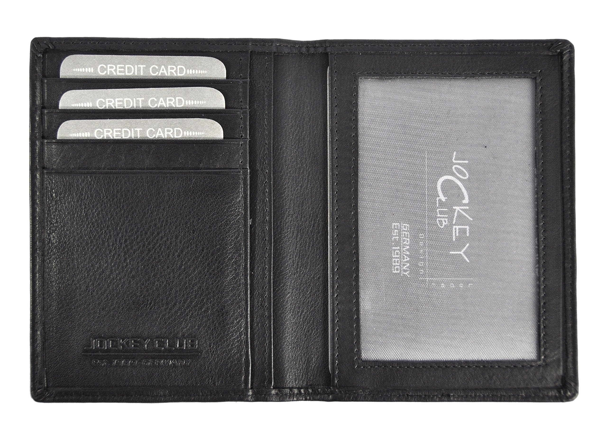 Jockey Club ID Case, Card Holder, Card Case, black (black) - 2112