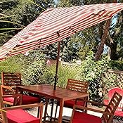 Amazon Com Bliss Hammocks Umb 201blu Patio Umbrella With Tilt Denim Blue 9 Feet Patio Umbrellas Garden Outdoor