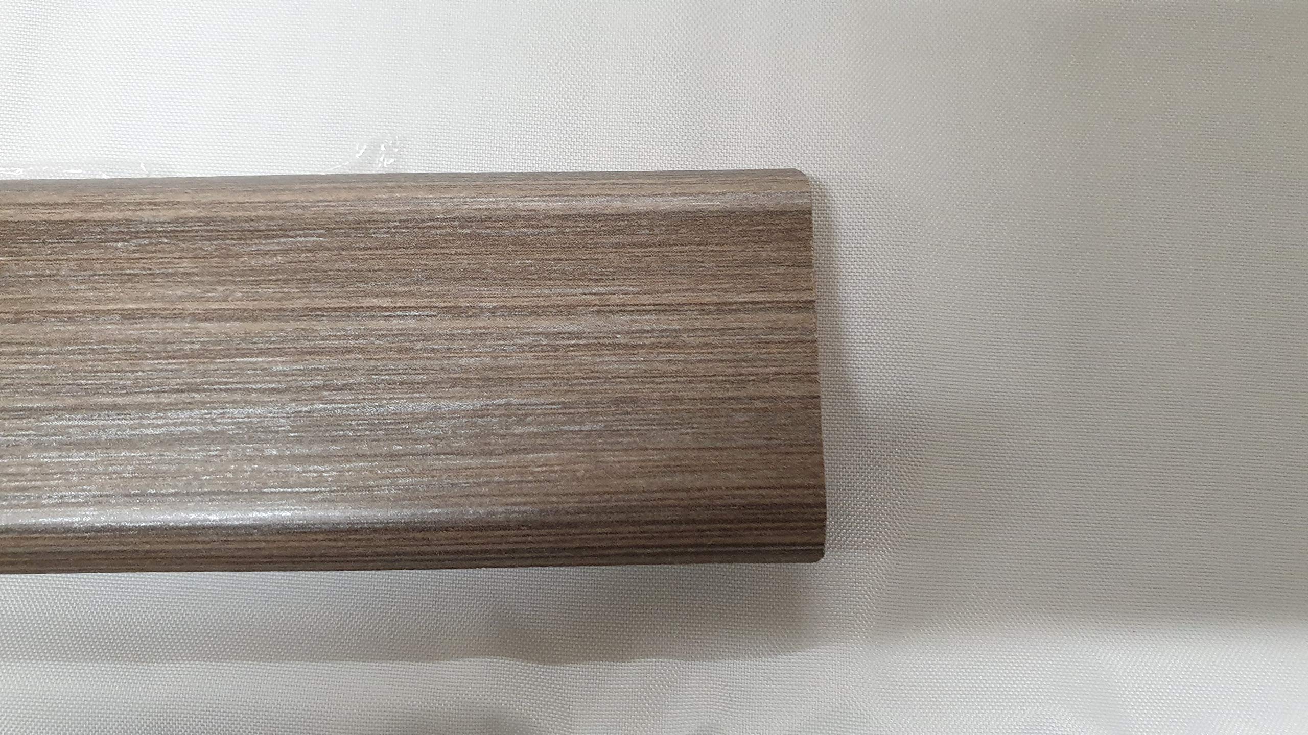 Unika Laminate Threshold Profile - Dark Grey Oak - 90cm - Between Floors of The Same Height