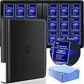 TRUGQ Toploader Binder Holds 324 Toploaders - 20 Toploaders | Waterproof PU Leather+Anti-Yellowing PP Inserts,Ridge Tab Sorting Portable top loader binder for cards For Sports/Game Cards