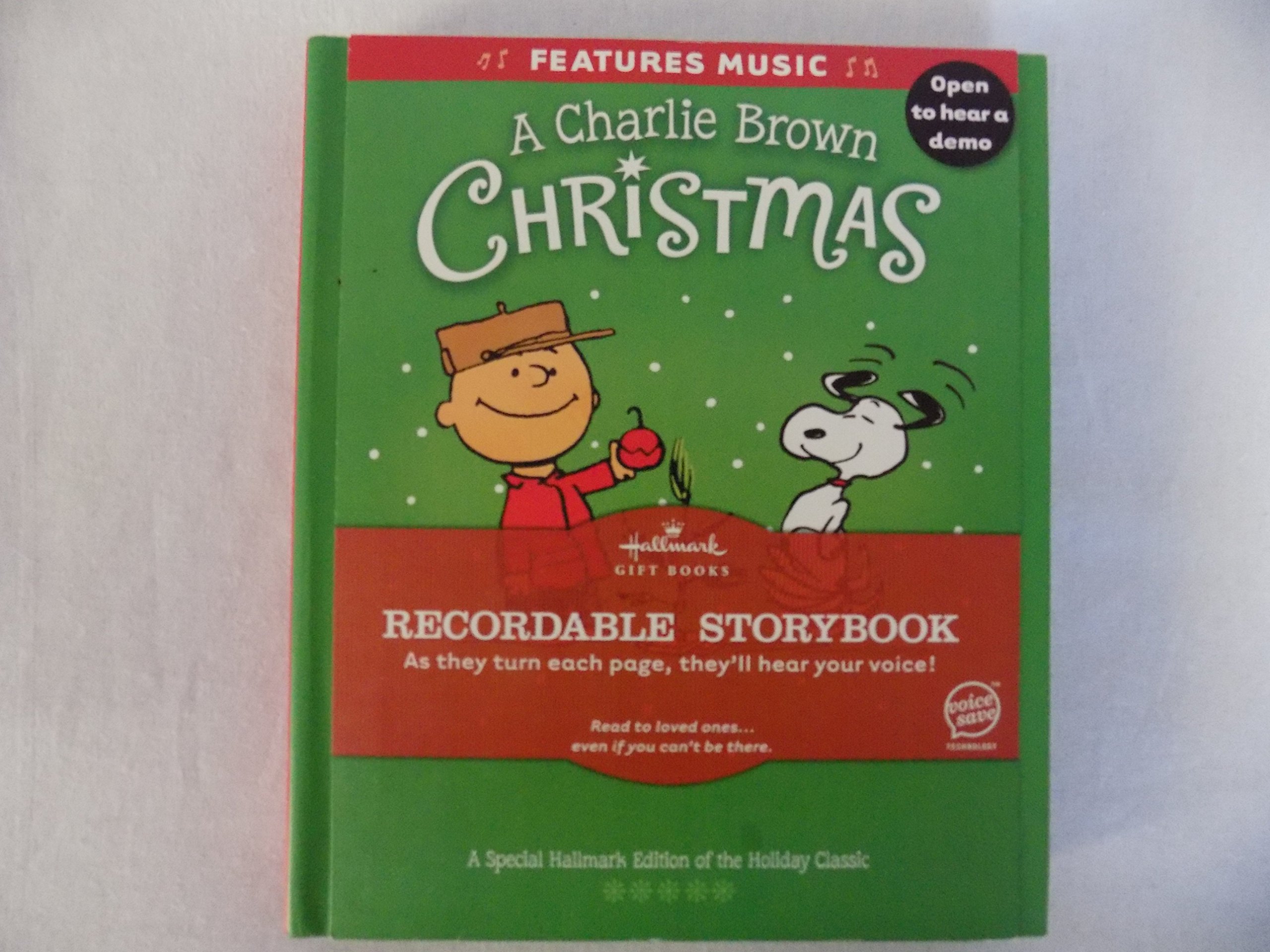Hallmark Recordable Books Charlie Brown Christmas A Charlie Brown