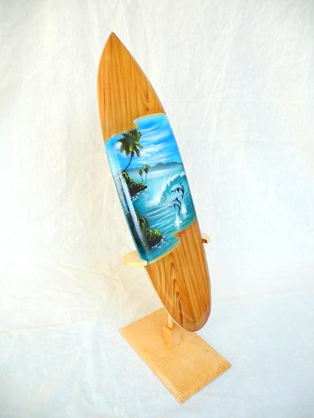 Decorative Surfboard Surfing Surfboard Wood Height 50 Cm With