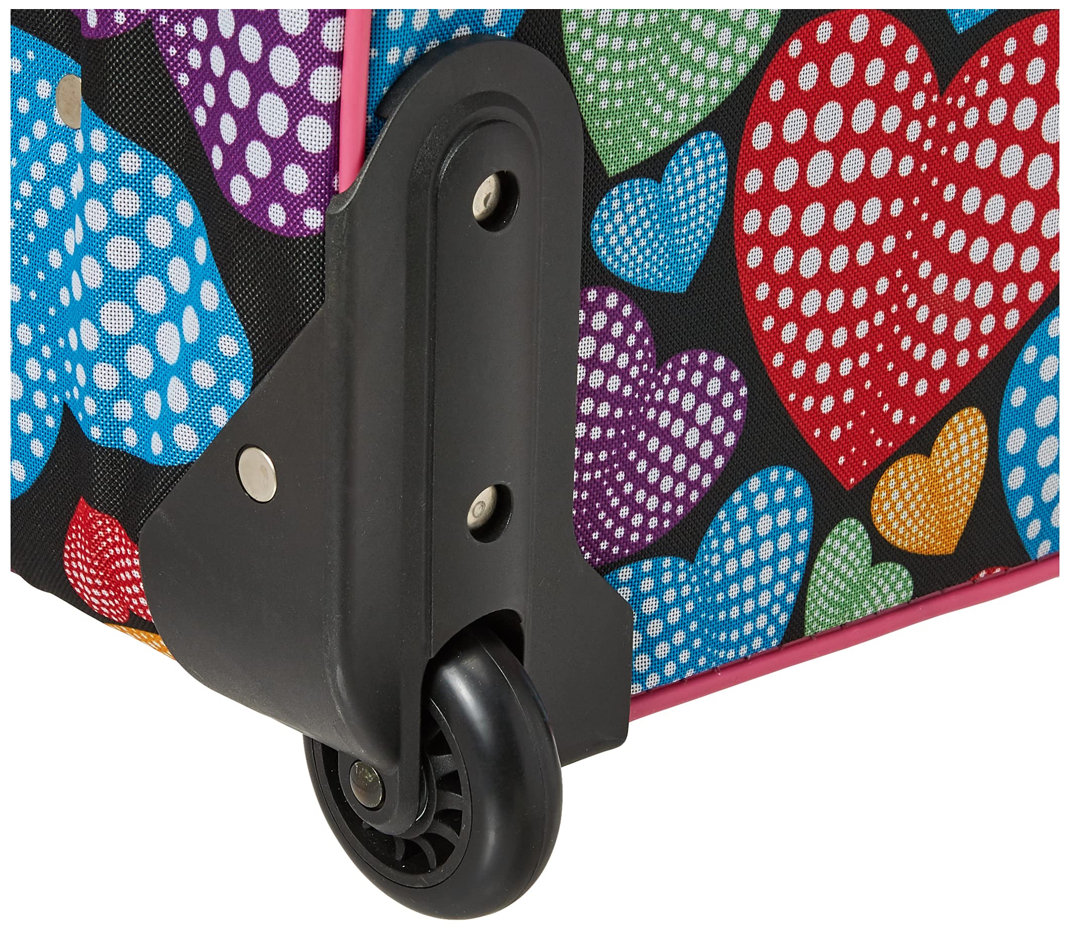 Rockland Fashion Softside Upright Luggage Set, Expandable,New Heart, 2-Piece (14/19)