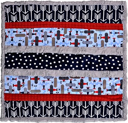 Amazon Com Minky Wee Ones Little Pilot Cuddle Kit Quilt Kit