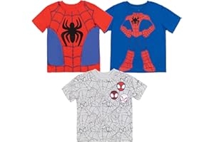Marvel Spider-Man Miles Morales Venom Spider-Man 3 Pack T-Shirts Toddler to Big Kid
