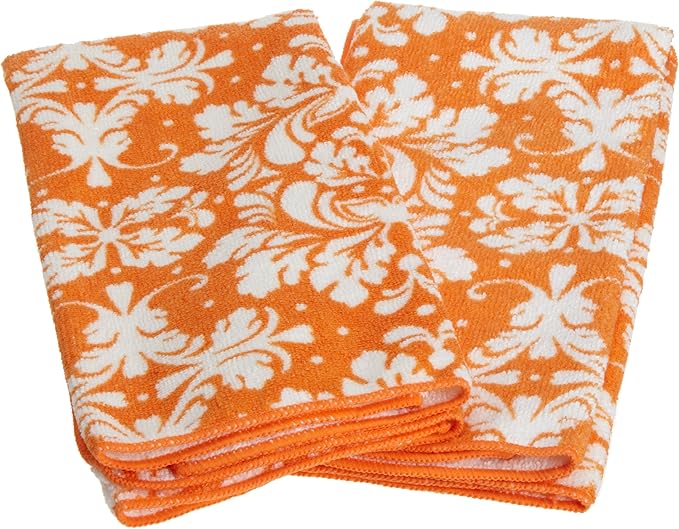 DII Berry Damasco Toalla de Microfibra, Anaranjado, 16 by 24, 2: Amazon