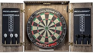 Accudart Match Pro Dartboard Cabinet Set 1