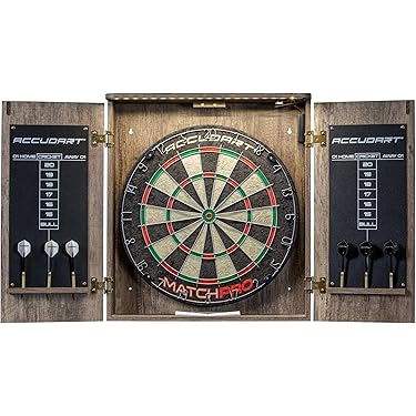 best dartboard cabinet set