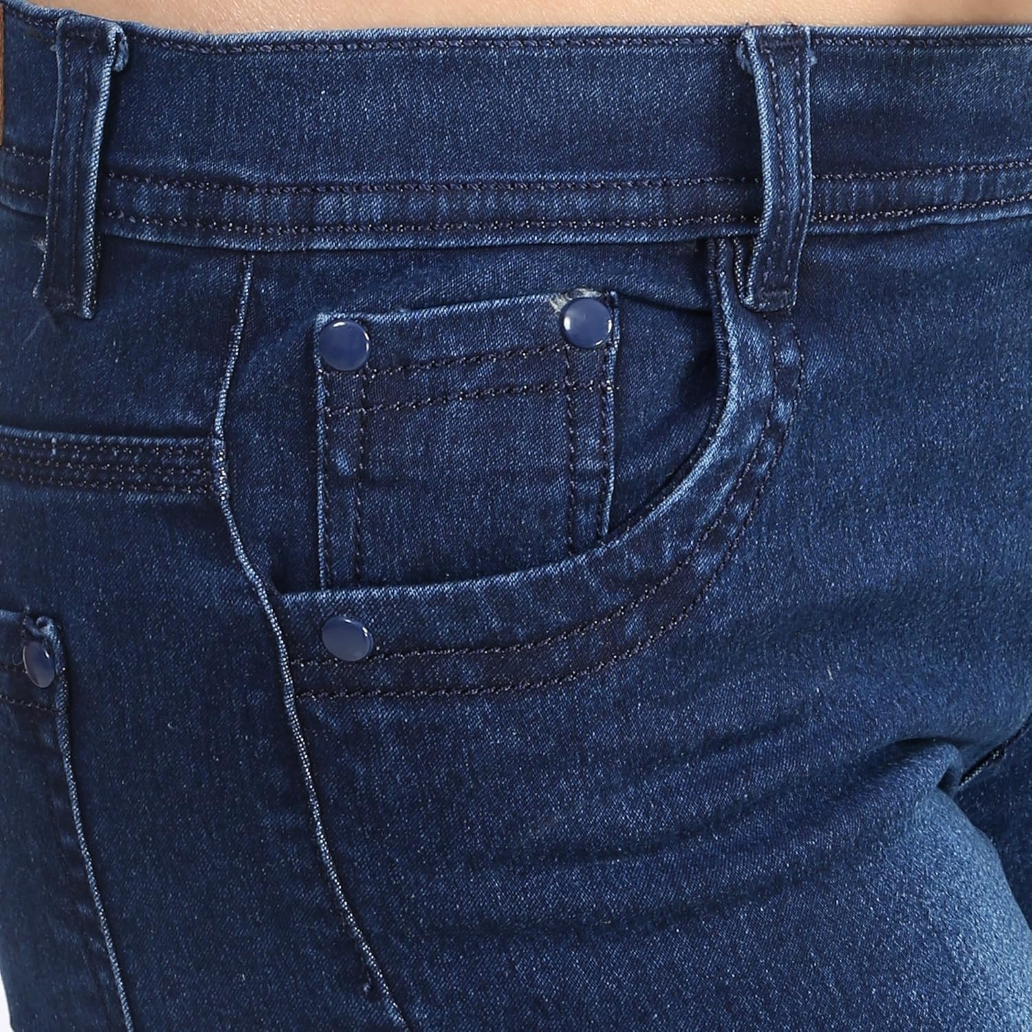 ico blue stor women's slim fit shorts (black_26)