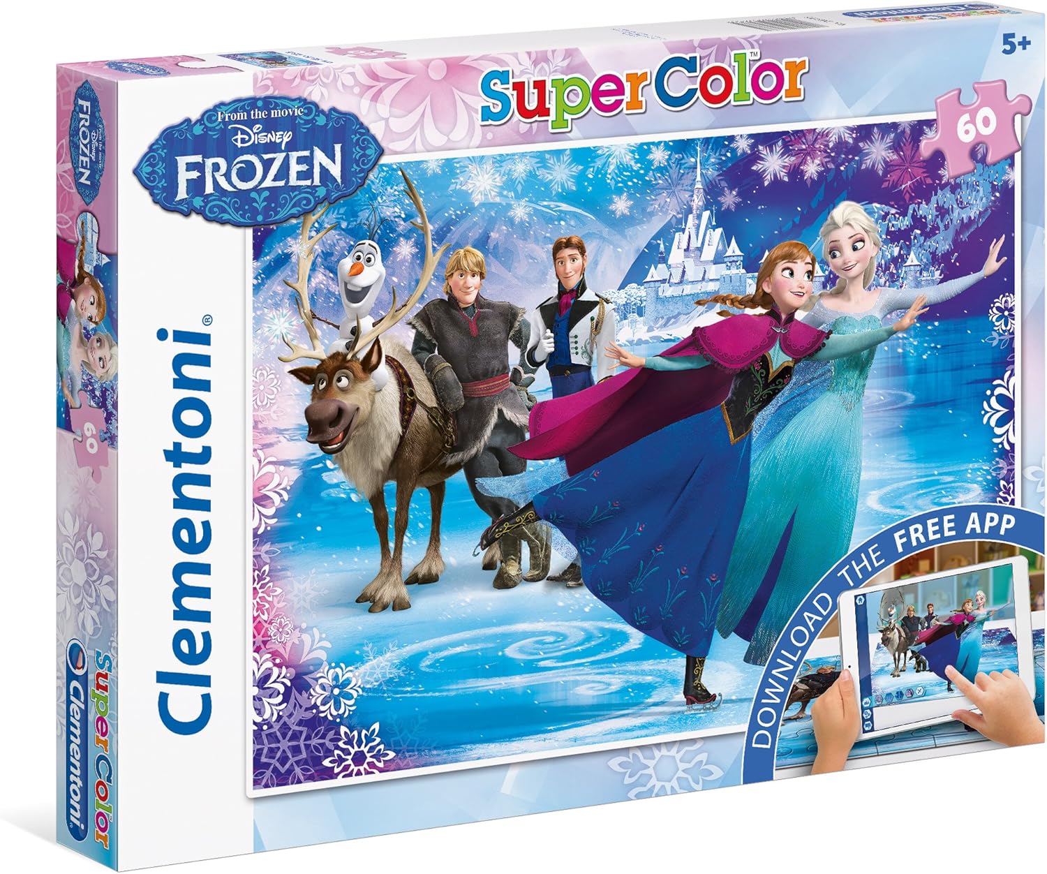Clementoni 26936.5 Puzzle avec App La Reine des Neiges 60