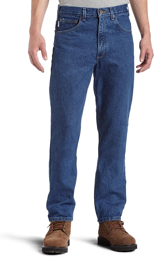 men's relaxed fit tapered leg jeans