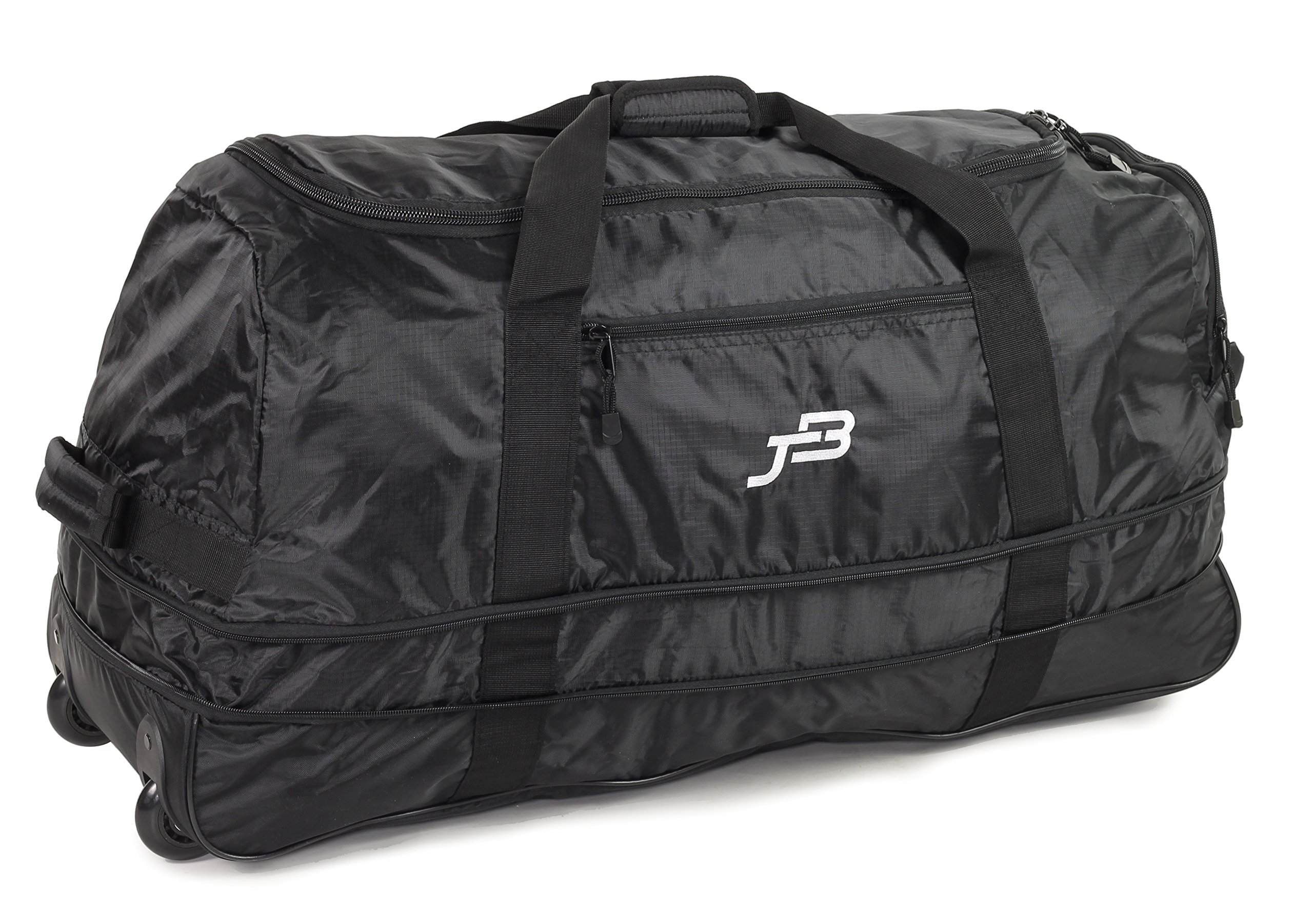 JB Ultralight 1.1kg! Folding XL 120L Expanding Wheeled Travel Duffle Luggage Bag
