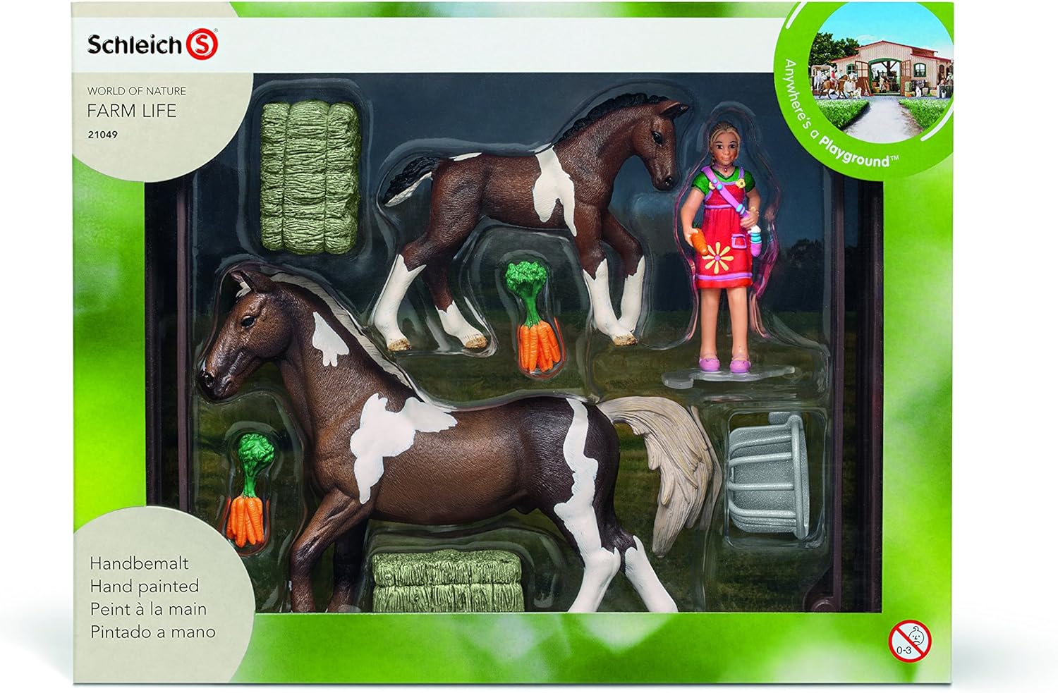 schleich feed set