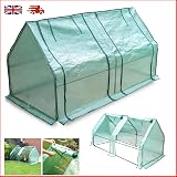 DIVCHI Mini Greenhouse Tunnel with 2 Zipper Doors Green House view 8