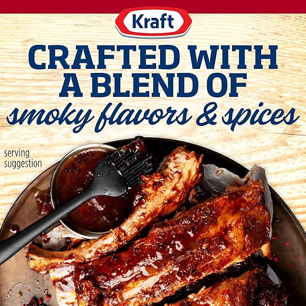 KRAFT SWEET BROWN SUGAR SLOW-SIMMERED BARBECUE BBQ SAUCE, 18 OZ BOTTLE