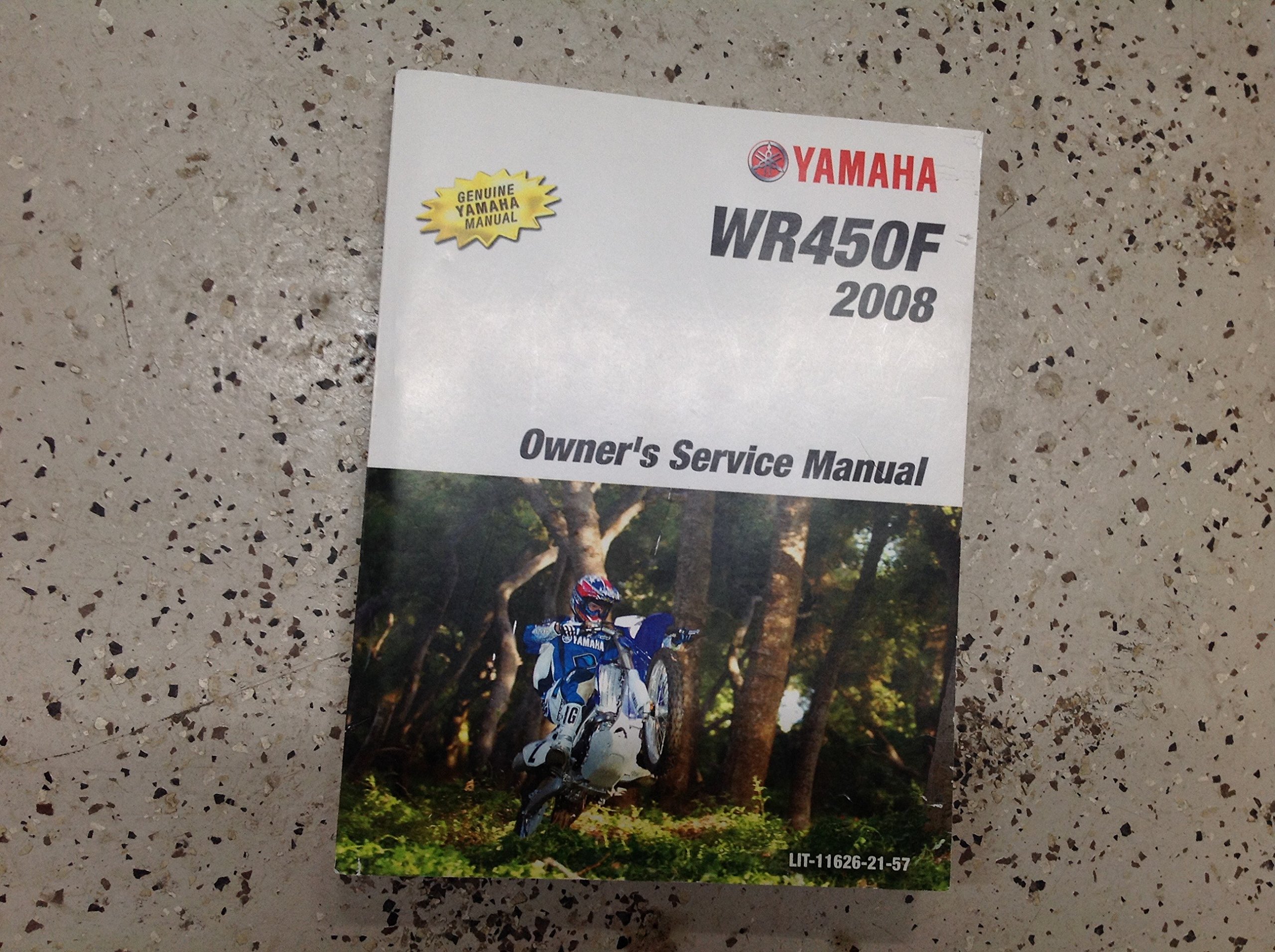 2008 Yamaha WR450F WR 450 F Repair Shop Workshop Service Shop Manual OEM  Paperback – 2008