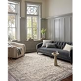 Loloi Magnolia Home by Joanna Gaines Gigi Collection GIG-02 Ivory/Stone 7'-10" x 10' Area Rug