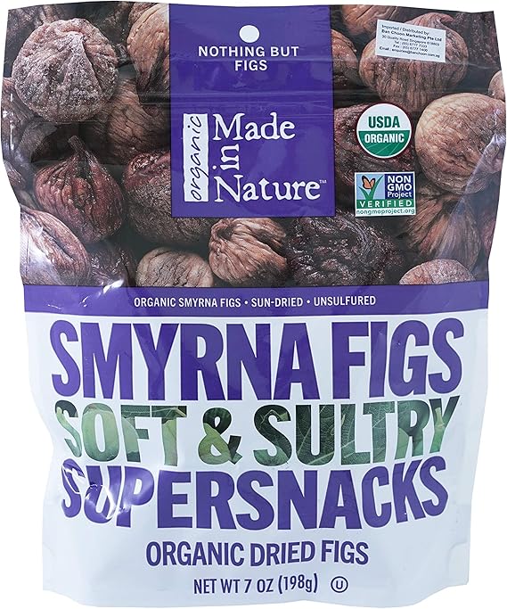 Made In Nature Organic Calimyrna Figs, SunDried and Unsulfured, 7