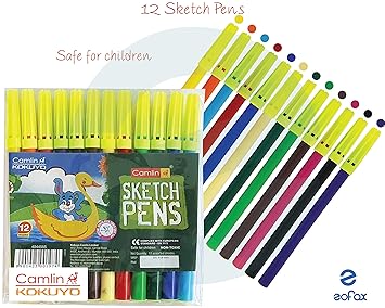 Camlin Kokuyo Sketch Pen 12 Shades