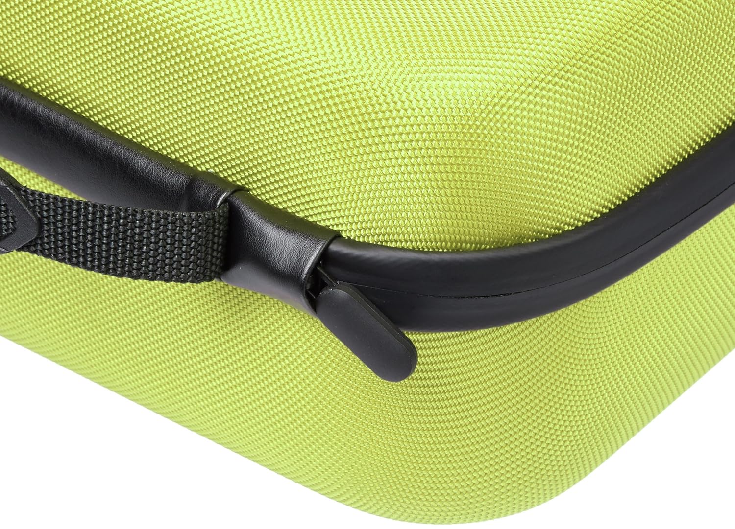 Basics Hard Shell Travel and Storage Case for Nintendo Switch - 12 x 4.8 x 9 Inches, Neon Yellow: Video Games