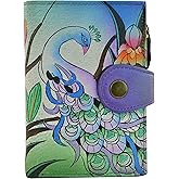 Anna by Anuschka Women's Hand Painted Genuine Leather Ladies Wallet
