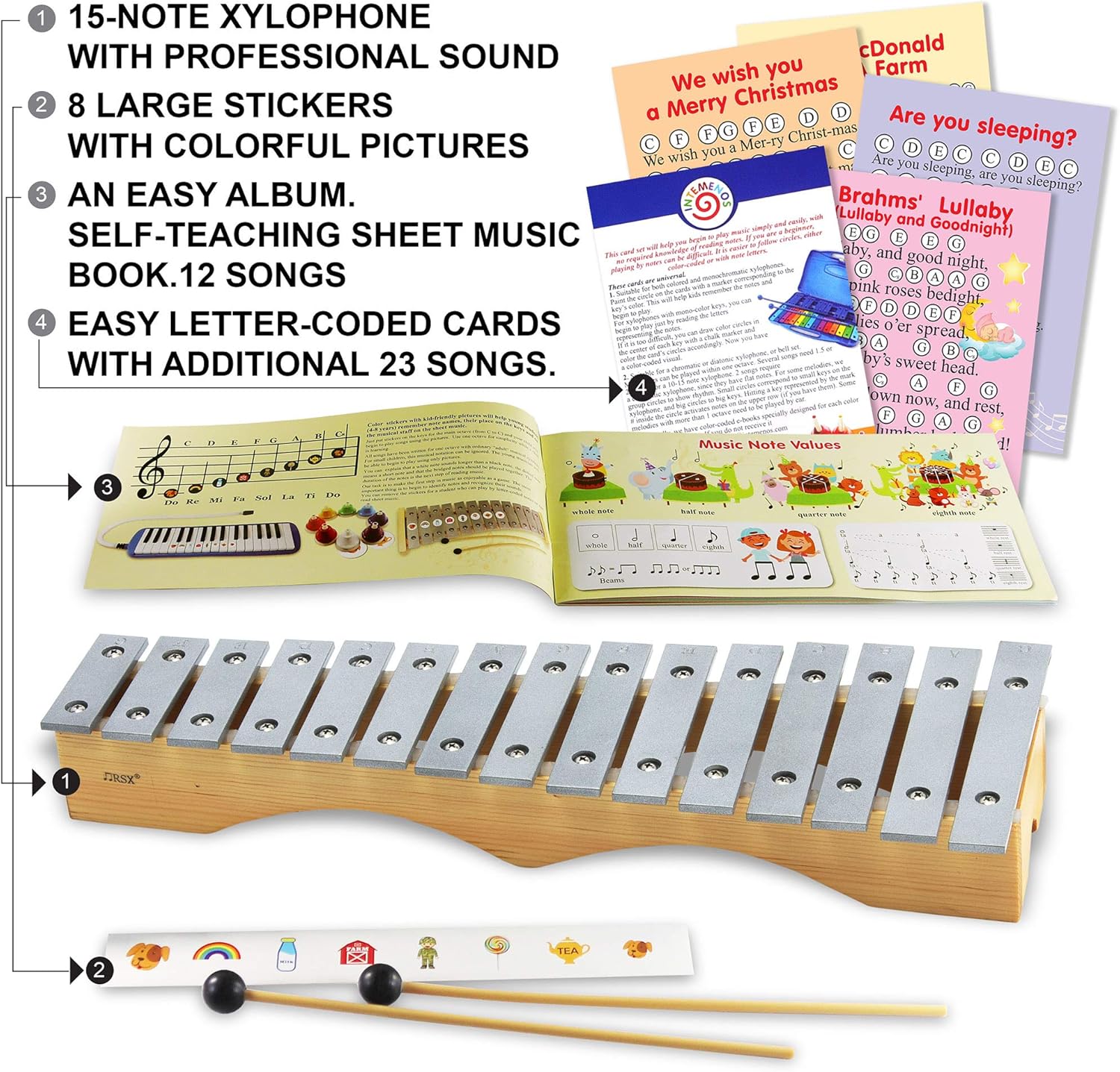 kid xylophone sheet music