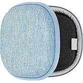 Geekria Shield Speaker Case Compatible with Bose SoundLink Micro II, Replacement Hard Shell Portable Protective Travel Carrying Bag with Cable Storage, Keychain Hook (Blue)