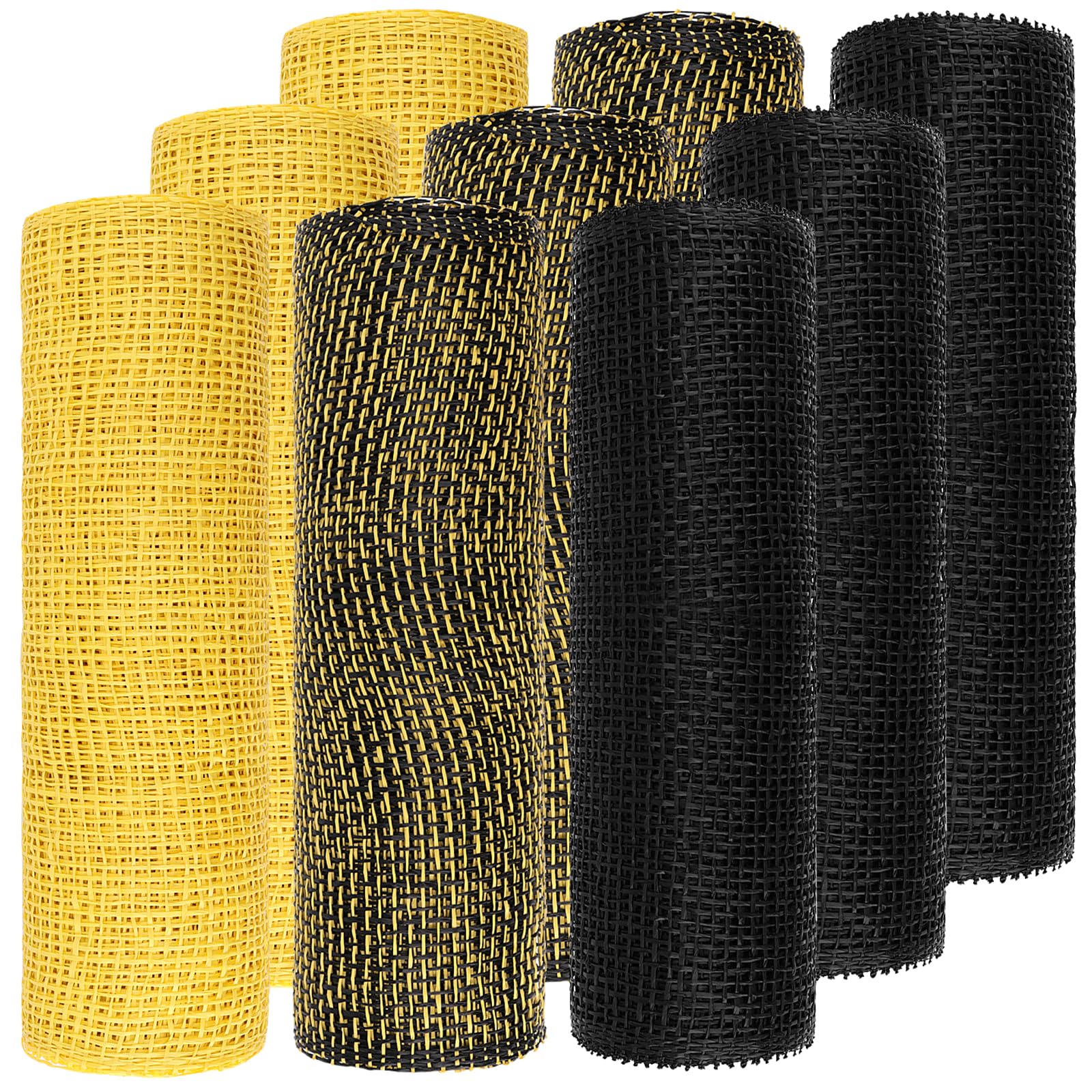 Photo 1 of *****company seal*****
SHEUTSAN 9PCS Poly Burlap Mesh, 10 Inches 5 Yard Poly Burlap Decor Mesh Bulk, Ribbon Mesh Roll Wreaths Decoration Supplies for Holiday, Party, Festival