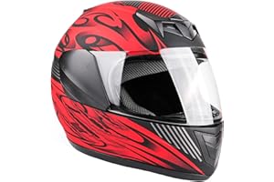 TYPHOON HELMETS Typhoon Youth Full Face Motorcycle Helmet Kids DOT Street