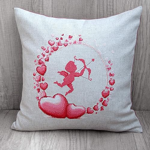 Amazon Com Handmade Pillowcase Hand Embroidered Pillow Valentines