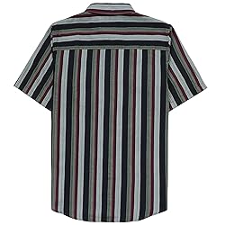 Dubinik® Mens Short Sleeve Button Down Mens Button