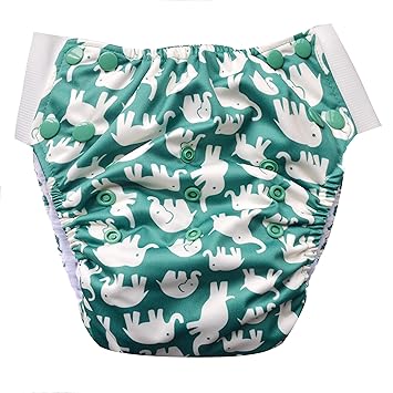Happyendings Kid Pull On Reusable Cloth Diapers Training Pants Large Fits 45 60lbs Elephants