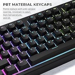 GMKWTL XVX Shine Through Keycaps, Black Semi