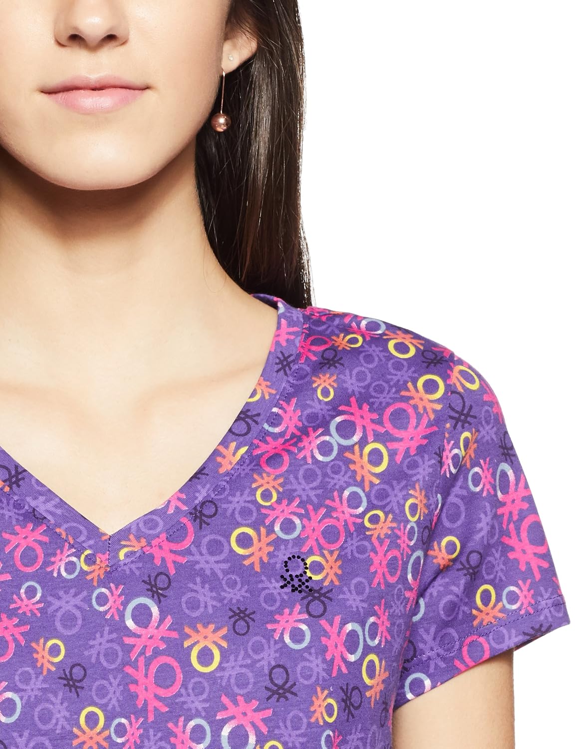 united colors of benetton women's plain t-shirt