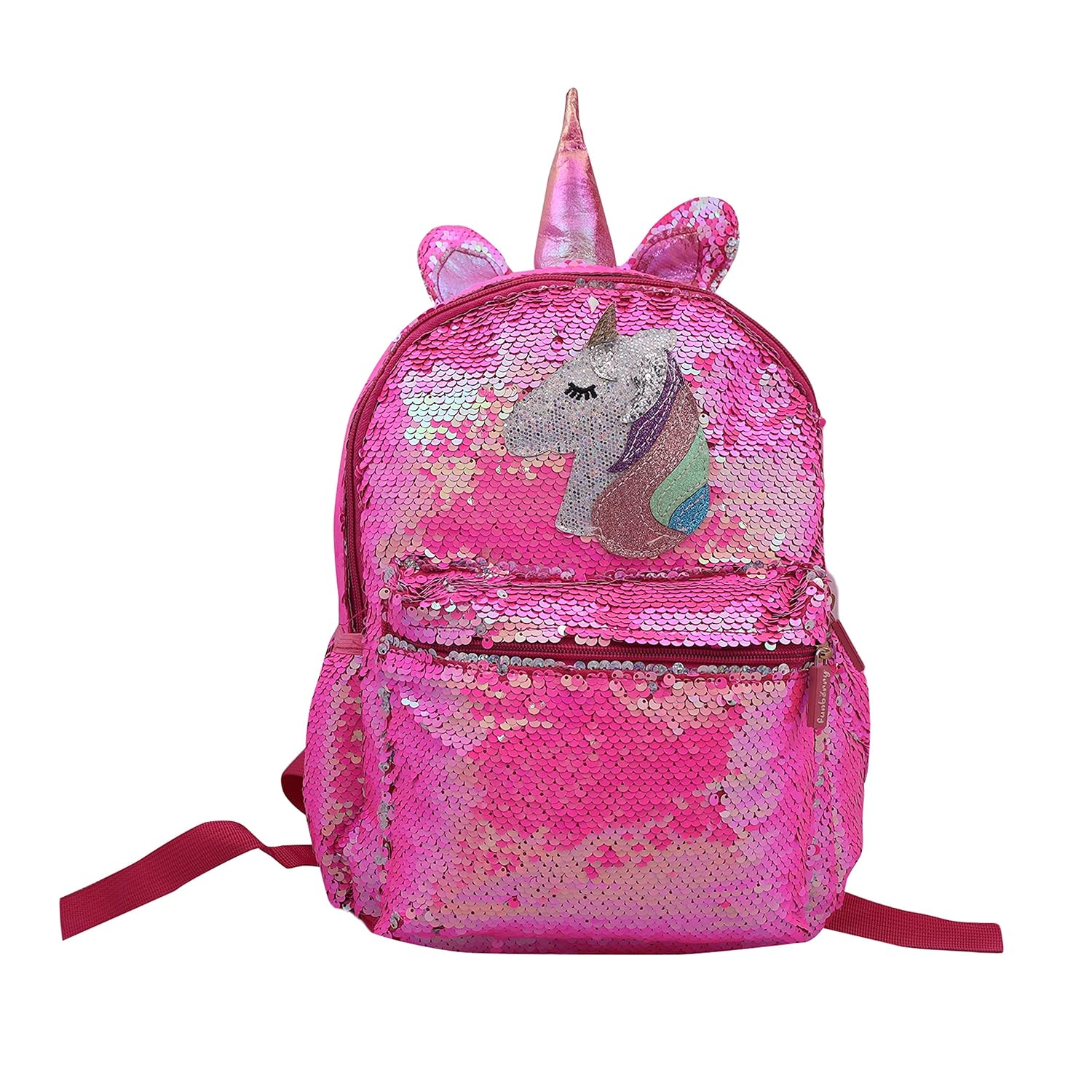 Funberry® Reversible Sequins Glitter Unicorn School Backpack with