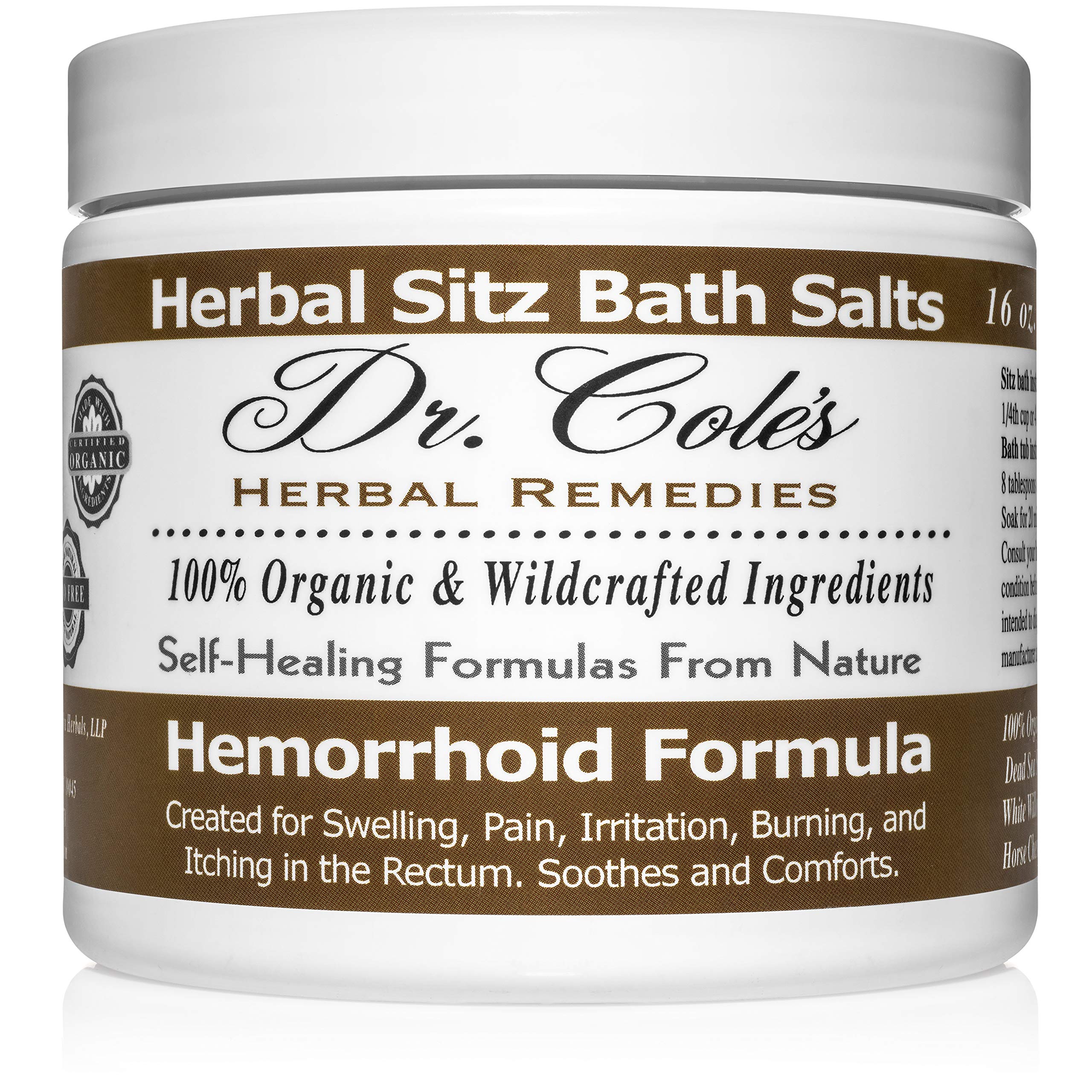 Buy Dr. Cole's Hemorrhoid Sitz Bath Treatment Organic, Herbal Bath