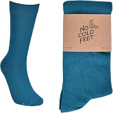 No Cold Feet Green Men&rsquo;s Dress Socks - Patterned &amp; Colorful Mid Crew Socks | Green Patterned Style | Fun Socks for Men with Knitted Elastic Cuff | Double Stitched Toe | Groomsmen Wedding and Work