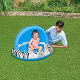 Bestway Shaded Baby Pool Safari Fun Inflatable Play Centre UV Sunshade view 2
