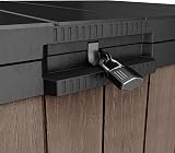 Keter Store-It-Out Darwin 1150L Outdoor Storage Box Brown Evotech Wood-Effect view 4