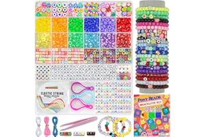 LIS HEGENSA Pony Beads Bulk,Kandi Kit for Necklace Jewelry Making Hair Braiding,Bracelets Making Kits,Hair Bead,Bracelet Beads,Plastic Bead for Crafts Braids Girls (12 Color,900PCS)