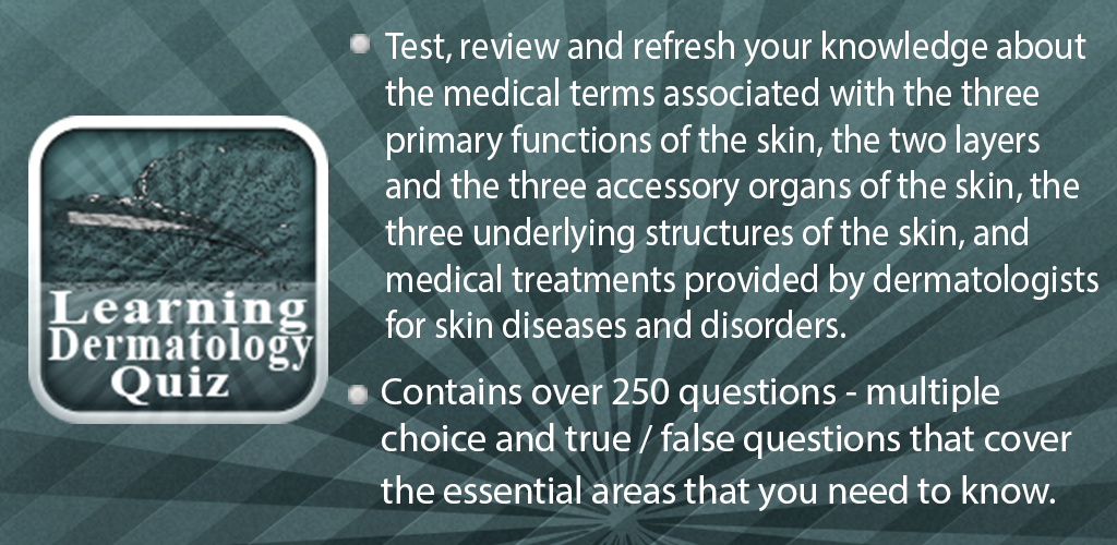 Learning Dermatology for Android