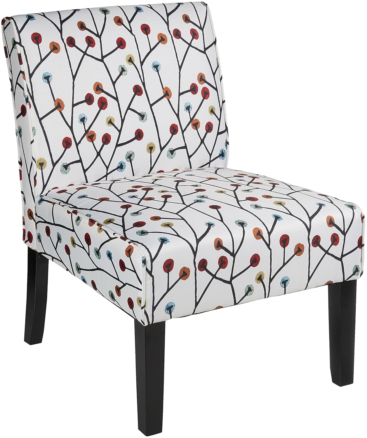 Best Armless Accent Chair Print Dining Room