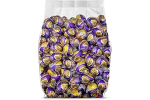 YUMMY CHEW Cadbury Caramel Eggs - 24 individually Wrapped Caramel Cadbury Easter Eggs - Bulk Cadbury Eggs Easter Candy - 1.2 oz Cadbury Eggs Caramel Filled - 24 Pack