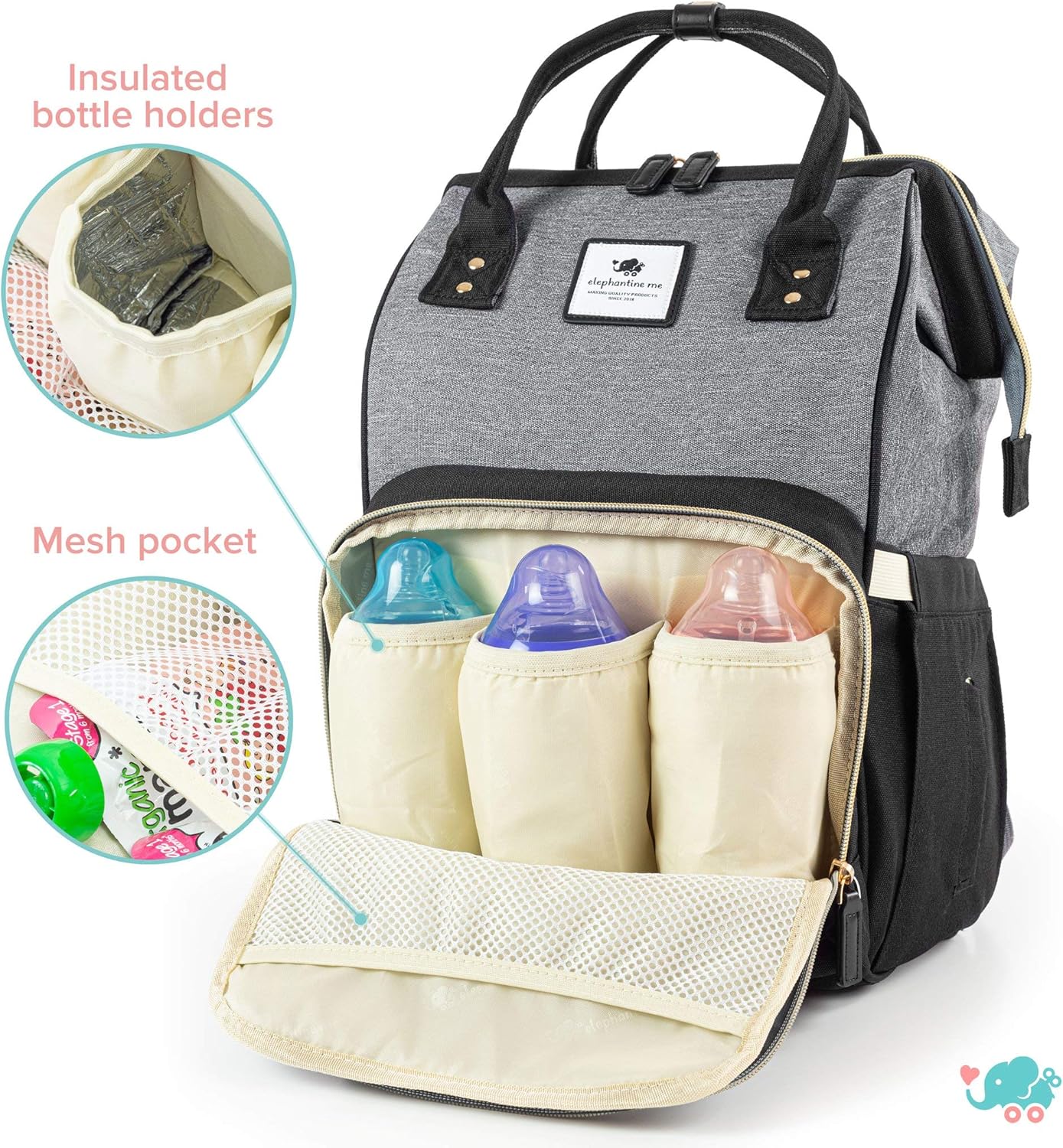 elephantine me baby changing bag