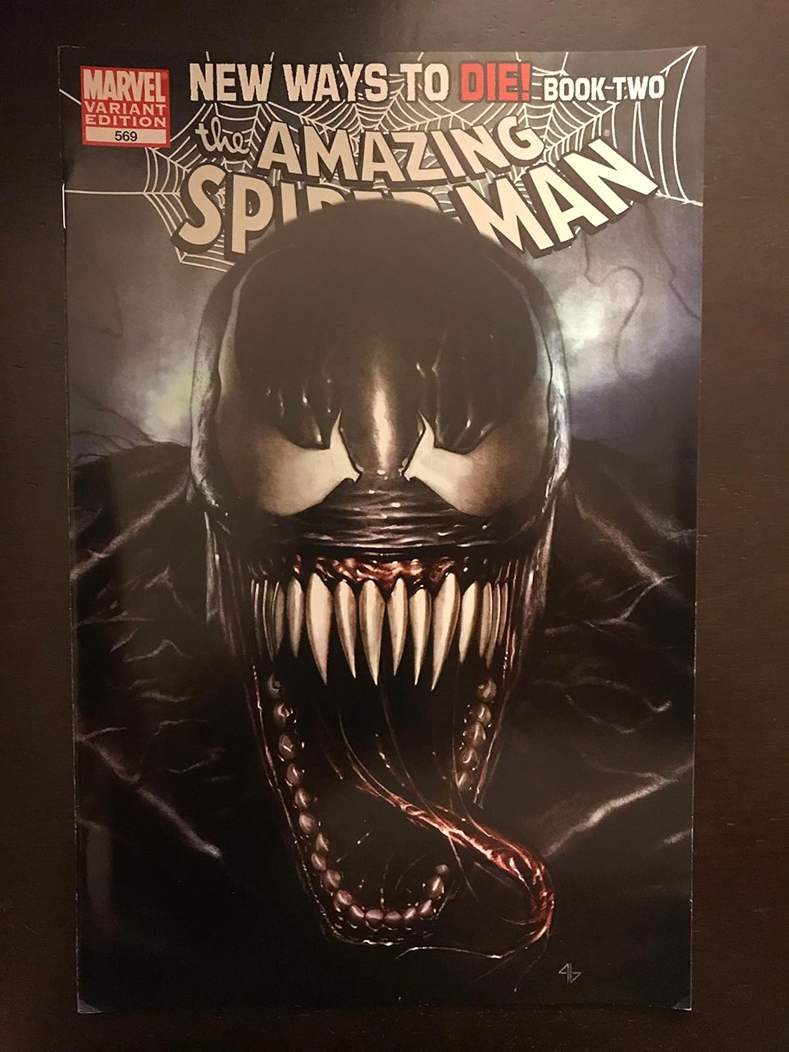 Amazing Spiderman 569 Venom Variant Marvel 2008 Comic