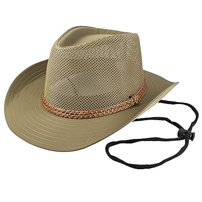 Buy Gelante Wide Brim Mesh Fedora Cowboy Hat at Ubuy Kuwait