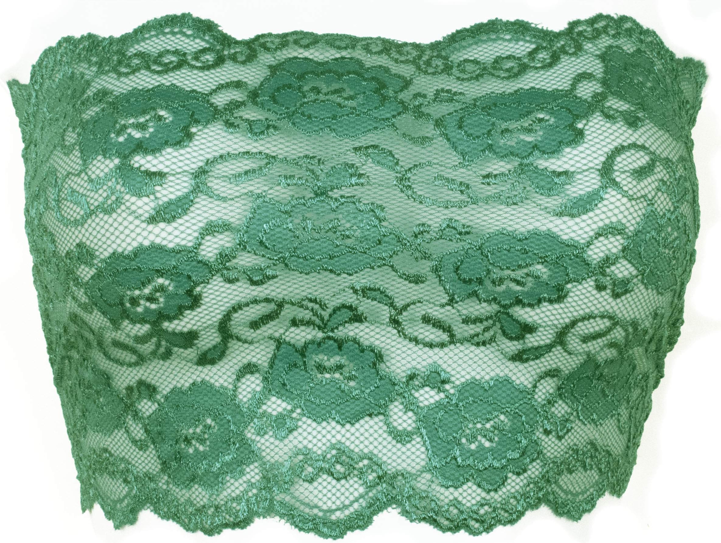 Ally Rose Women's Stretchy Lace Topper Camisole Bandeau Tube Top